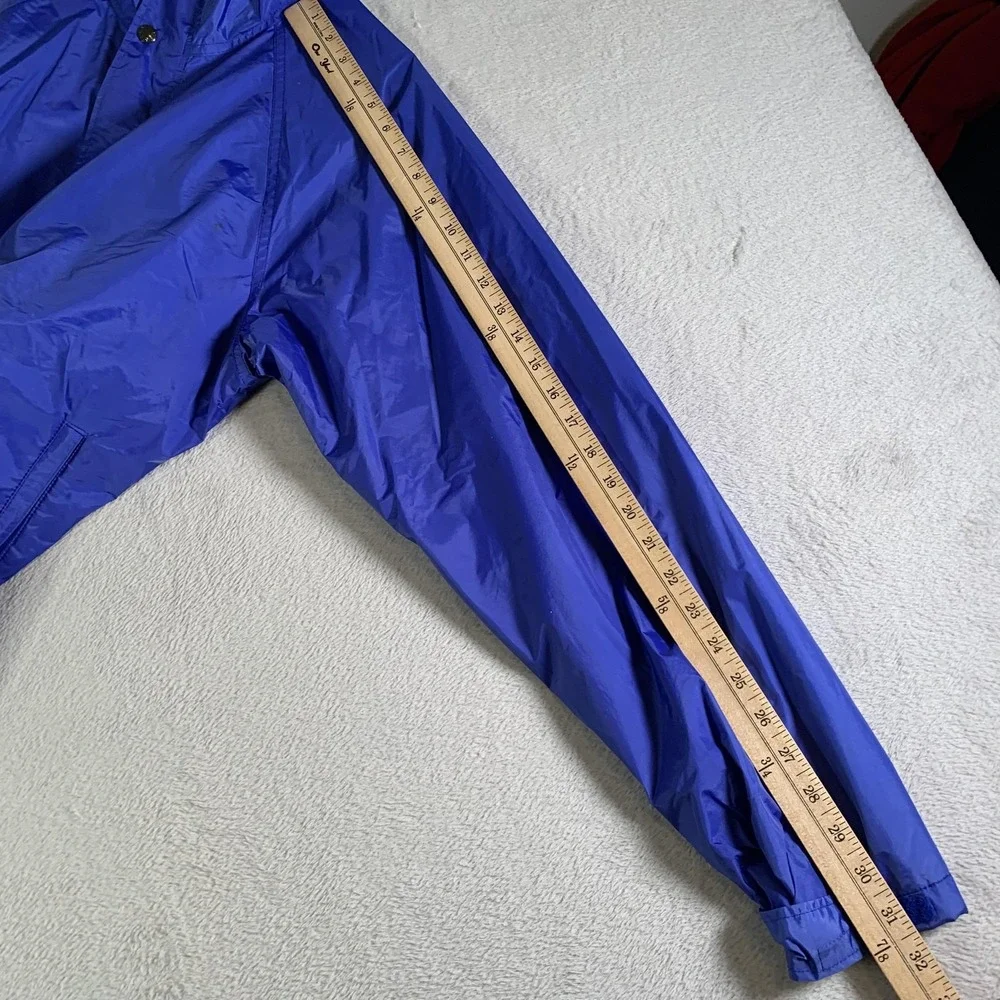 Vintage The‎ North Face Jacket Mens Medium Blue Hooded Gore-Tex Windbreaker USA